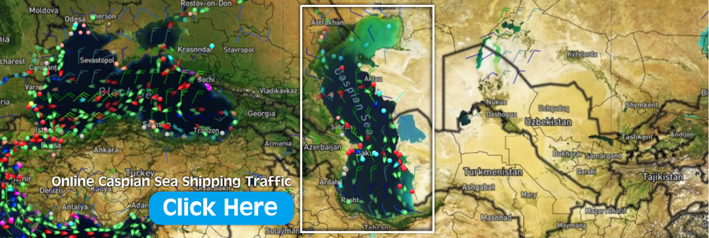 Online Caspian Sea Shipping Traffic